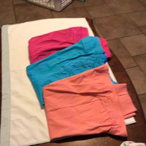 2 pair Crown & Ivy, 1 pair New directions Capris